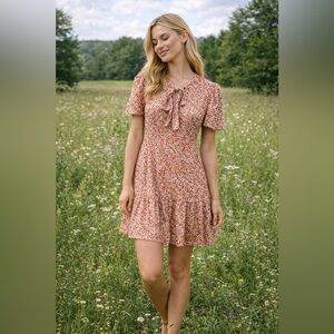 Reformation Adelina Dress Ditsy Floral Cottagecore Fairy